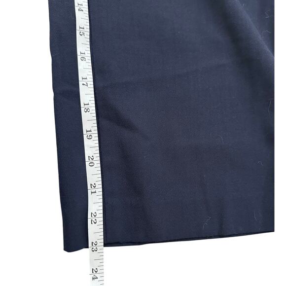 Aritzia Babaton Agency Pant City Cropped Wool Trouser High Rise Pants Navy, 10 - Picture 7 of 9